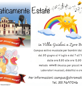 Chromaticamente estate 2025 Campus estivo 2025